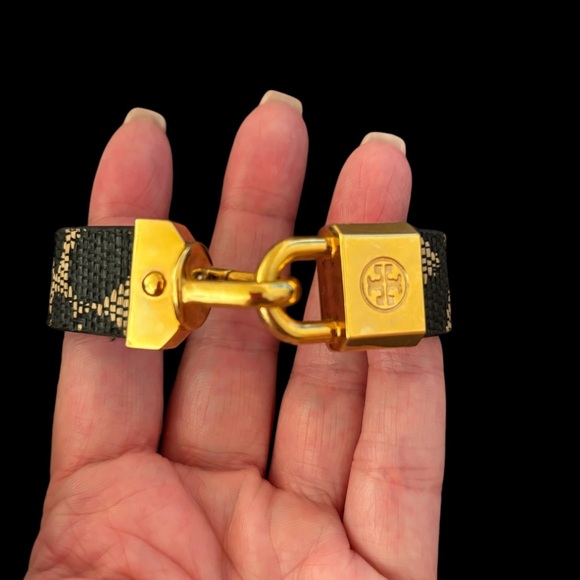 Tory Burch Leather Cuff - Picture 3 of 5